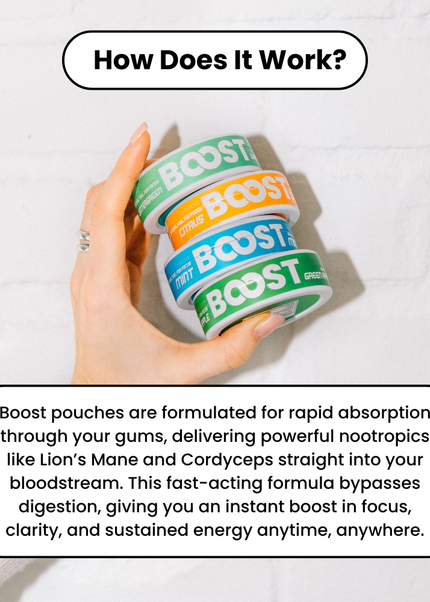 Boost Nootropic Pouches — Mango
