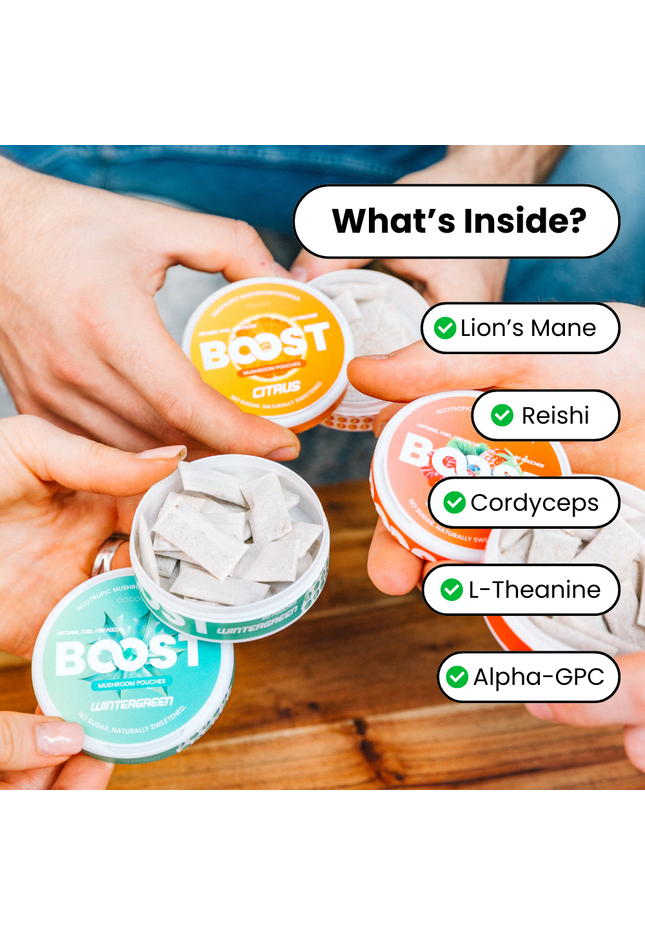 Boost Nootropic Pouches — Mango