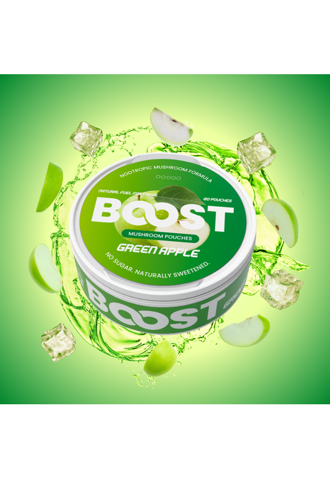 Boost Nootropic Pouches — Green Apple