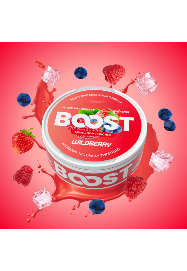 Boost Nootropic Pouches — Wildberry